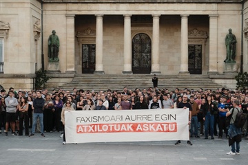 Goizaldean geratu dira aske atzo Gasteizen atxilotutako pertsonak (1)