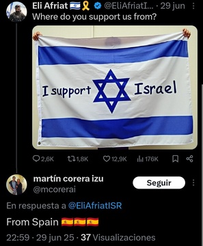 Dimisioa eman behar izan du Osasunako zuzendaritzako kide batek, Israelgo Estatuaren aldeko mezuengatik (1)