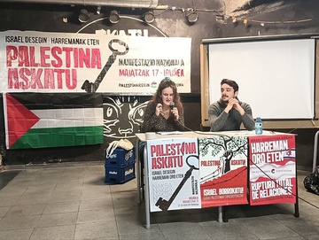 Euskal Herrian sionistekin dauden harremanei buruzko azterketa aurkeztu du Palestinarekin Elkartasunak (2)