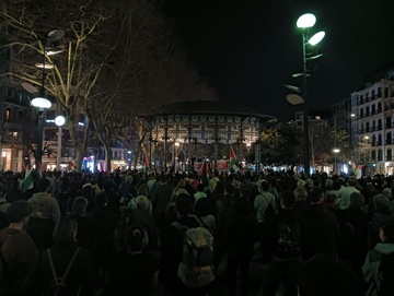Sionismoaren basakeriaren aurka mobilizatu ziren atzo hainbat hiriburutan (2)