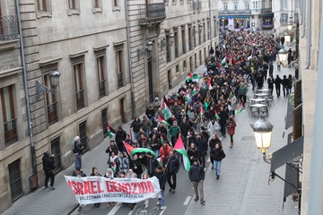 Sionismoaren basakeriaren aurka mobilizatu ziren atzo hainbat hiriburutan (5)