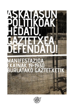 Burlatako Gazte Asanbladak manifestaziora deitu du larunbaterako, askatasun politikoen defentsan (1)