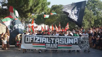 Espainolismoaren aurkako aldarria Euskal Herriko hainbat hiritan (1)