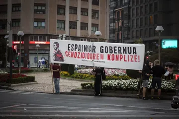 Altxamendutik hiru urtera, Palestinaren erresistentziarako eskubidea aldarrikatu dute Bilbon (6)