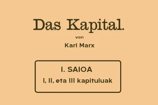Kapitalaren mintegia: 1. saioa