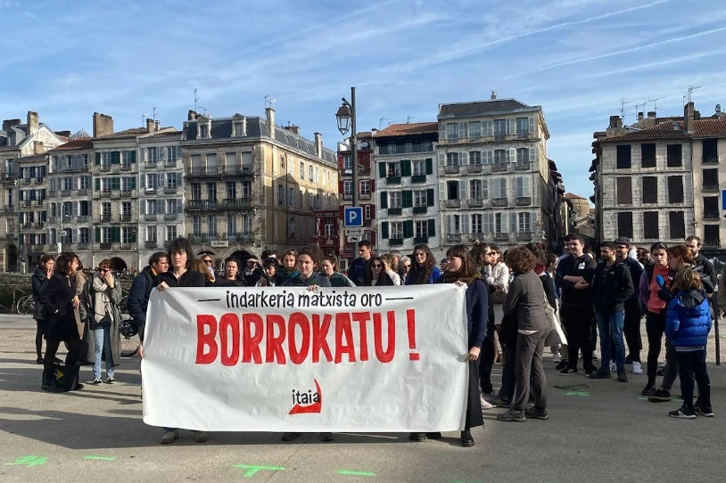Baionan izan den azken bortxaketa salatu du Itaiak
