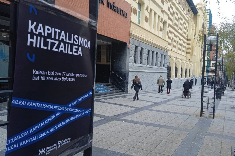 Pertsona etxegabe bat hil da Hendaian