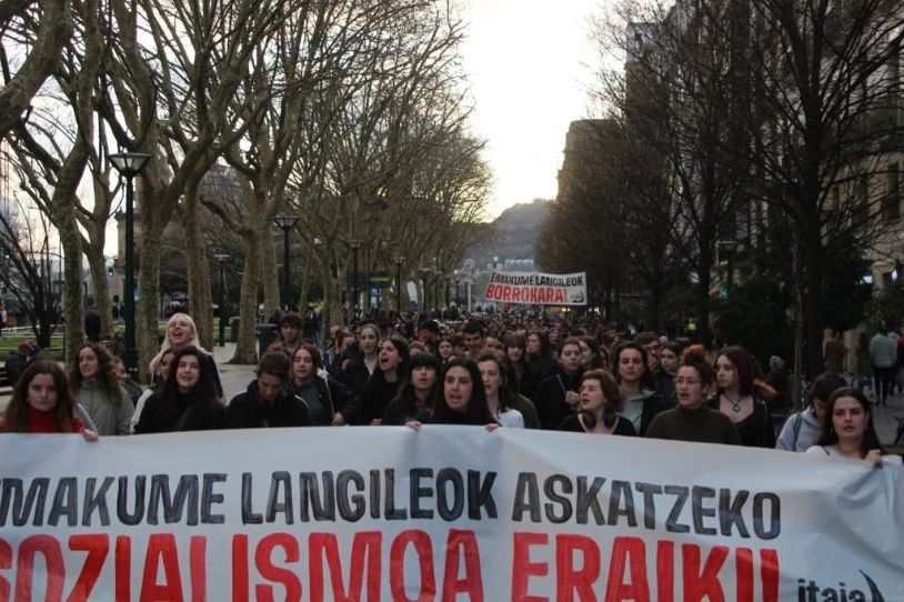 "Emakume langileon zapalkuntzak ez du aterabiderik kapitalismoaren baitan"