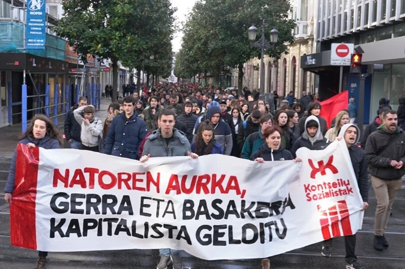 "Ezingo dugu sekula bakerik erdietsi etengabe gerra sorrarazten duen sistema kapitalista gainditu ezean"
