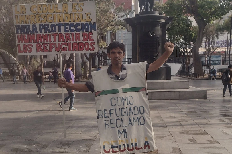 Venezuelan nortasun zedula ematea lortu du Asier Guridi iheslari politikoak