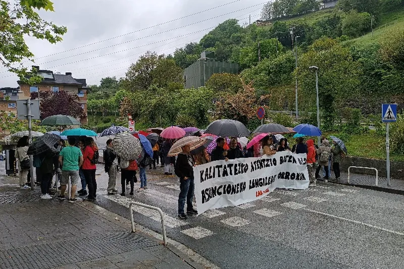 Grebara jo dute Tolosako Asuncion Klinikako langileek