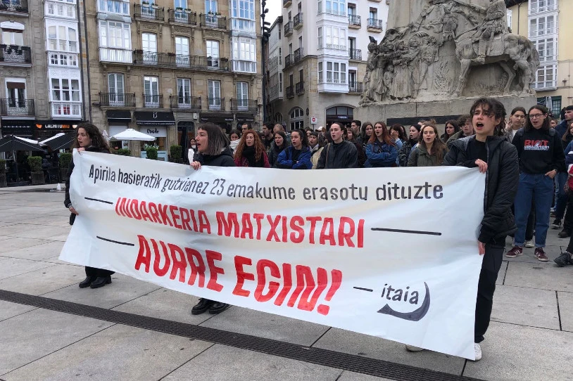 Azken asteetan Gasteizen izan diren eraso matxistak salatu ditu Itaiak