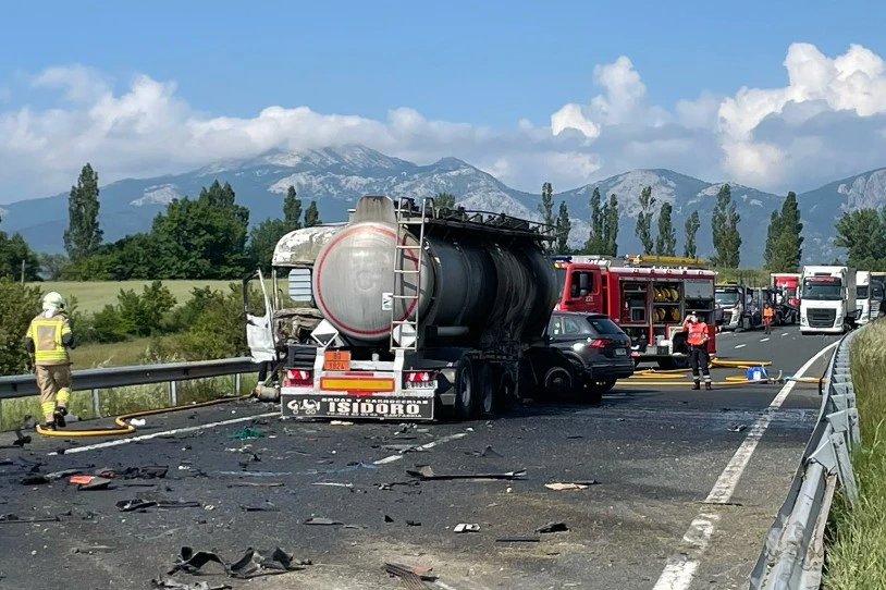 Gidari bat hil da, Agurainen izandako lan-istripu baten ondorioz