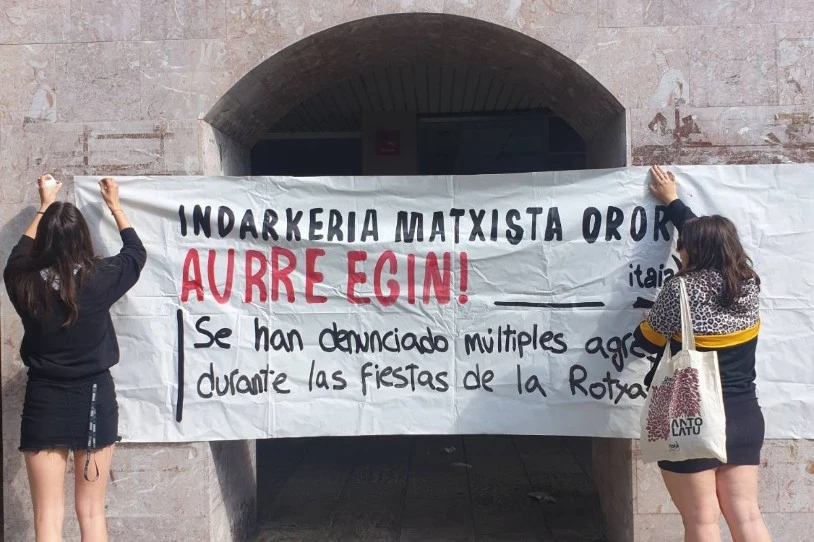 Azken egunetan hainbat eraso matxista izan dira Errotxapean eta Zornotzan