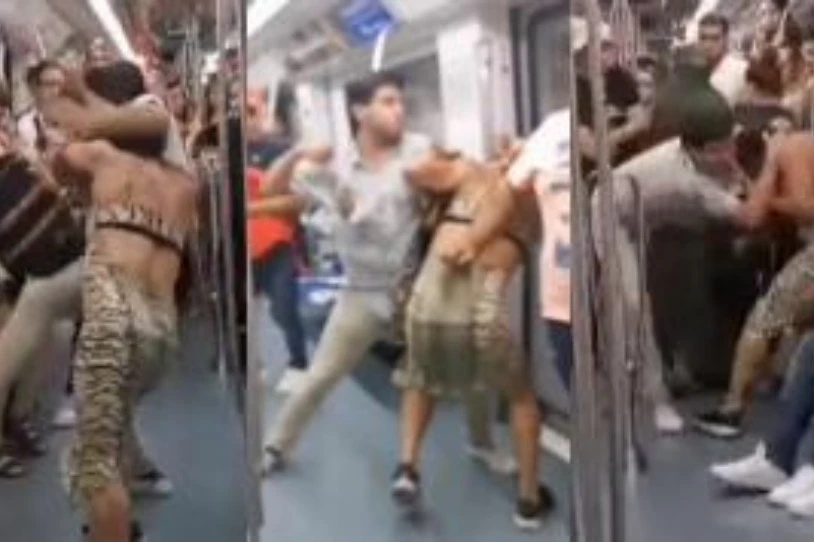 Eraso transfobo bortitz bat izan da Bartzelonako metroan