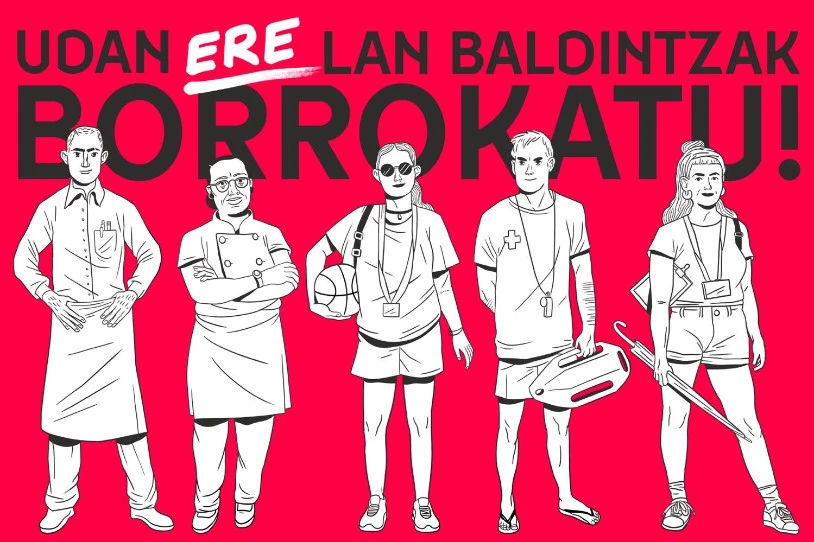 Udan ere lan-baldintzak borrokatzera deitu dute hainbat Laneko Autodefentsa Sarek