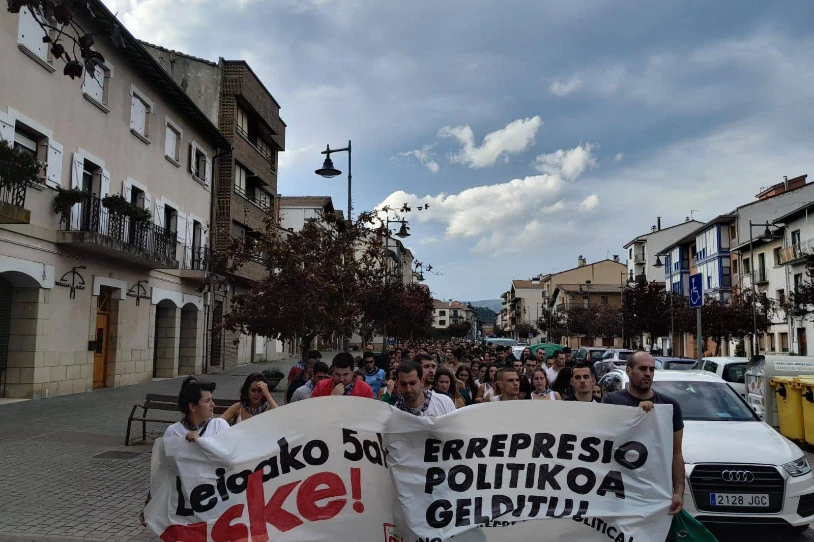 'Leioako 5en' askatasuna exijitu dute Altsasun