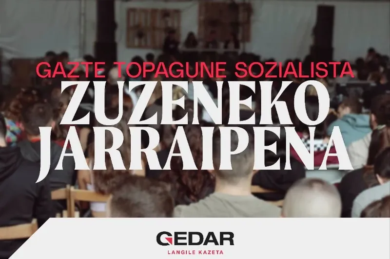 Jarraitu Gazte Topagune Sozialista, GEDAR LANGILE KAZETAn