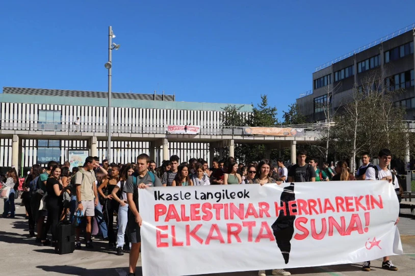 Palestinako herriari elkartasuna adierazteko mobilizazio gehiago egingo ditu IAk
