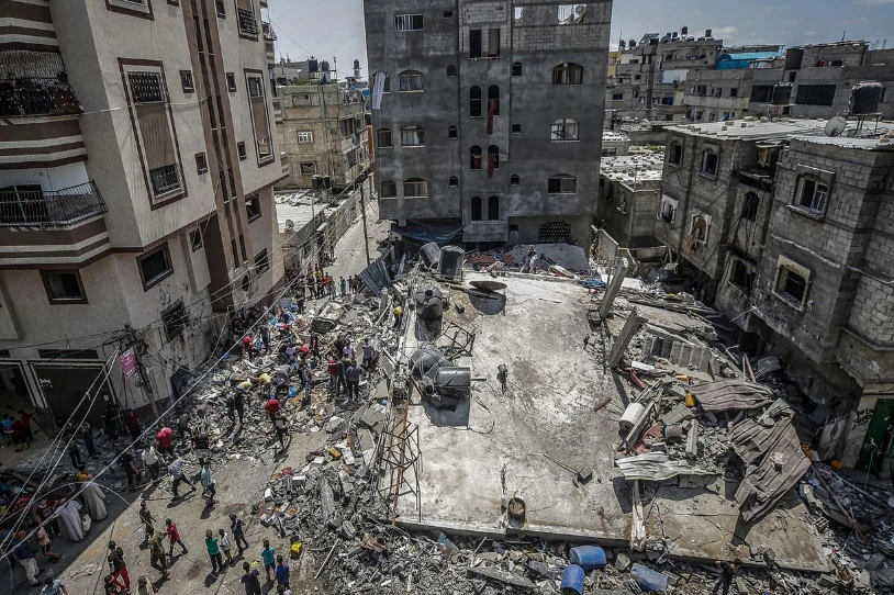 Israelgo Estatuak 18.000 tona lehergailu jaurti ditu dagoeneko Gazan