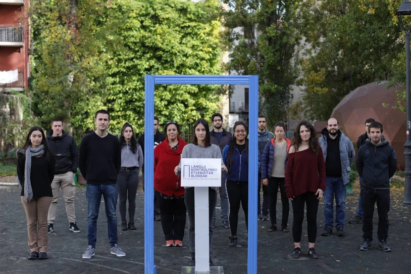 Langile kontrolpeko etxebizitza bloke berri bat eskuratu dute Iruñean