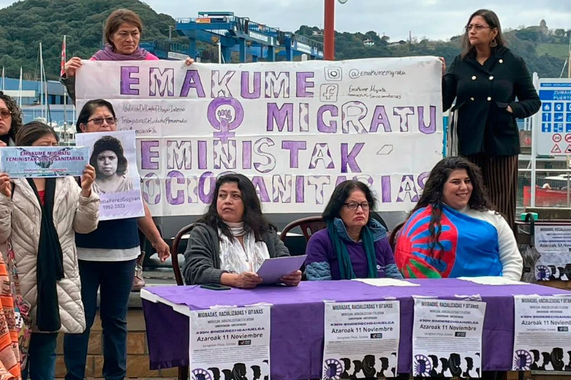 Emakume arrazializatuen, migratuen eta ijitoen hainbat kolektibok ez dute bat egin azaroaren 30erako greba deialdiarekin