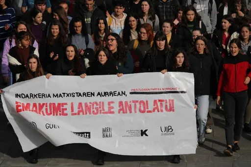 Indarkeria matxistaren kontra mobilizatu dira ikasleak, beste urte batez