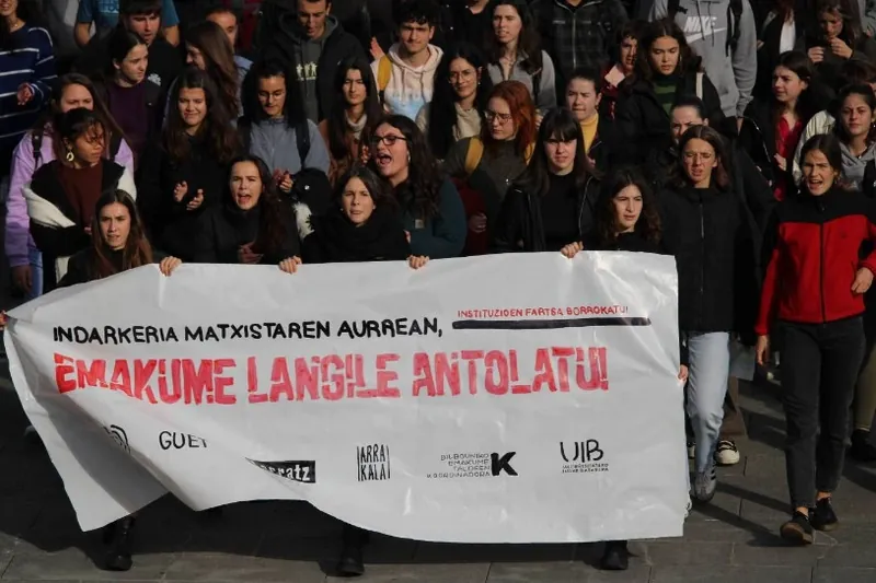 Indarkeria matxistaren kontra mobilizatu dira ikasleak, beste urte batez