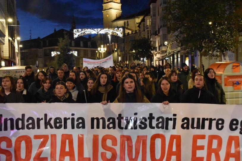 Indarkeria matxistaren aurka, sozialismoa eraikitzera deitu du Itaiak Euskal Herri osoan