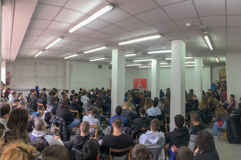Txiki geratu da Goierriko Zentro Sozialista, faxismoari buruzko saioan