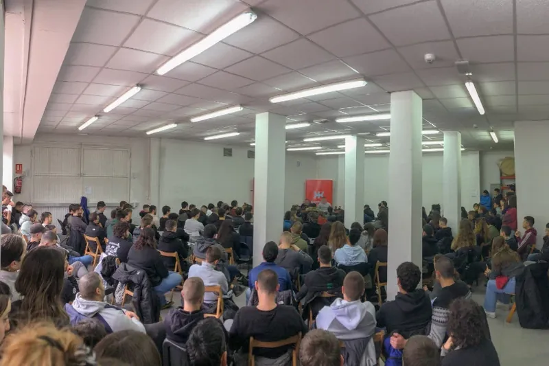 Txiki geratu da Goierriko Zentro Sozialista, faxismoari buruzko saioan