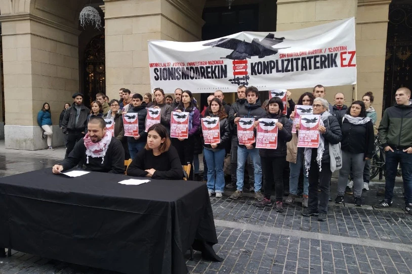 Sionismoarekiko konplizitatea salatzeko, manifestazio bat antolatu dute Ordizian hilaren 27rako