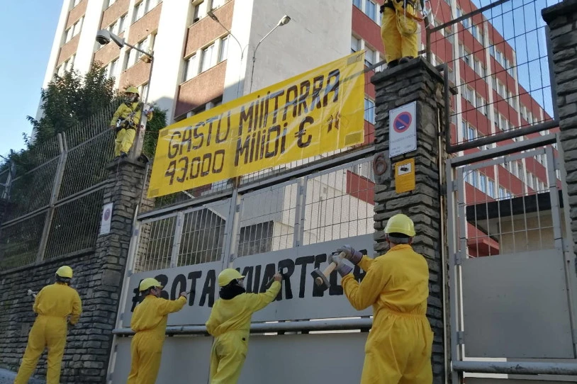Antimilitarista bat epaituko dute gaur Bilbon, gastu militarra salatzeagatik