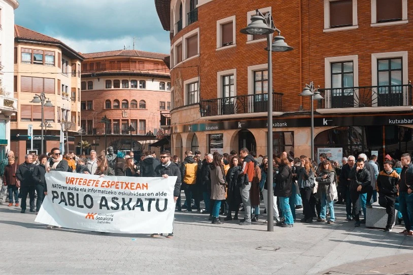 Zortzigarrenez luzatu diote espetxealdia Pablo Gonzalezi