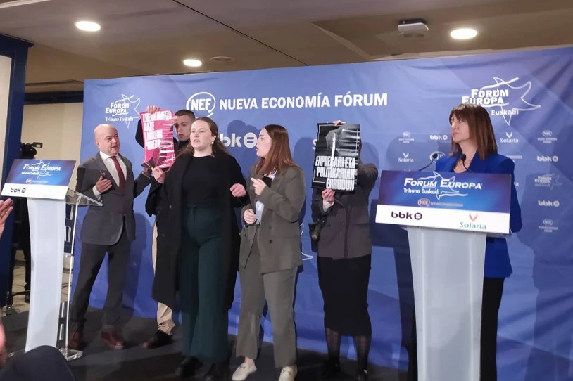 "Enpresarien eta politikarien arteko aliantza" salatu du GKSk Forum Europan