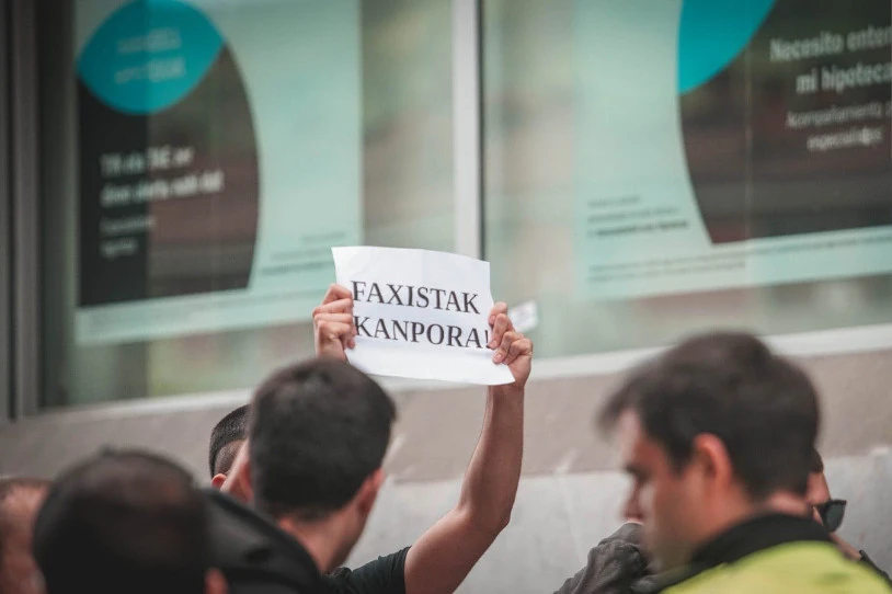 Donostian ere Voxeko faxisten kontra mobilizatzera deitu dute