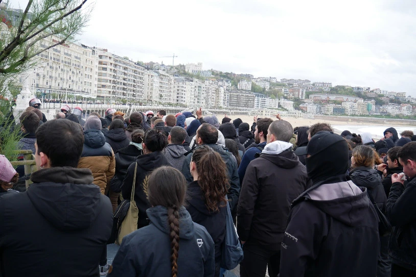 Voxeko faxistei aurre egin diete Donostian ere