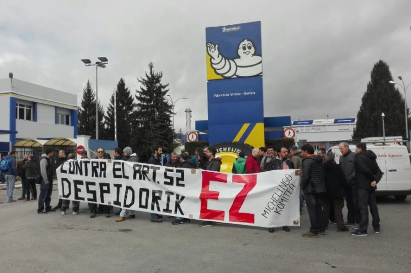Kaleratzeen gorakada salatu dute Gasteizko Michelinen
