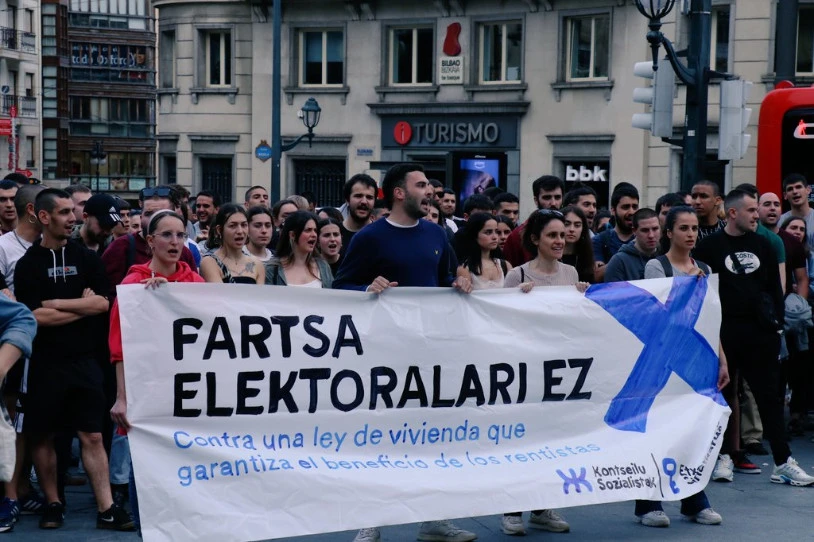 Higiezin agentzien iruzurrak erakutsi ditu Euskal Herriko Etxebizitza Sindikatu Sozialistak