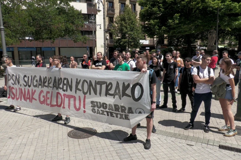 PSN seinalatu dute, Lizarrako Sugarra jasaten ari den errepresioaren erantzule gisa