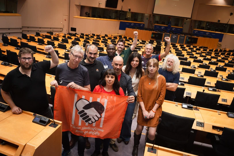 Asteburuan, berriz exijituko dute La Suizako sei sindikalisten askatasuna Gijonen
