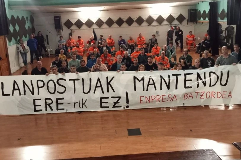 Greba mugagabera deitu dute Añorgako Cementos Rezolan