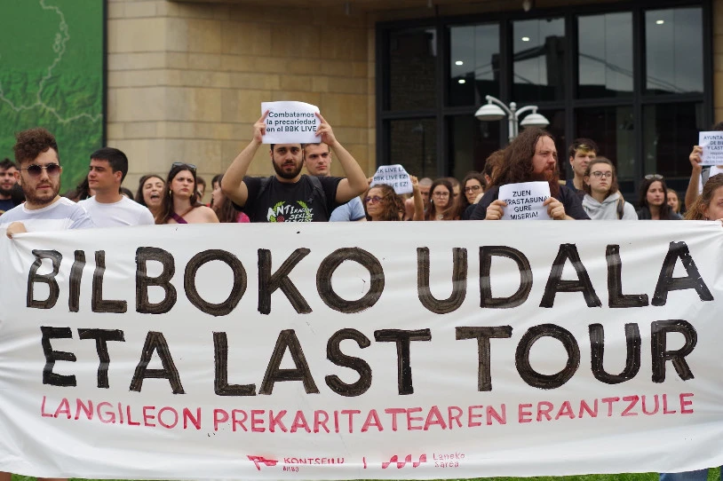 BBK Liveko prekaritatea borrokatzera deitu du Bilboko LASek