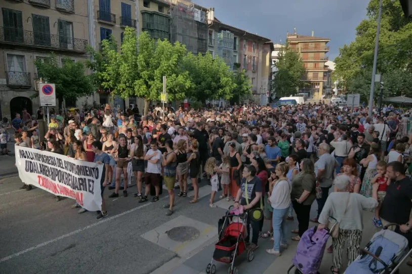 Lizarrako txosnak debekatu ditu UPNk
