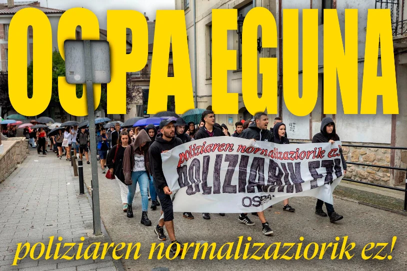 Poliziaren normalizazioaren kontra mobilizatu dira Altsasun