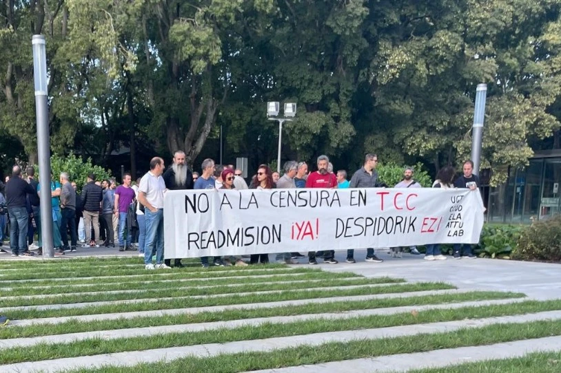 Langile bat kaleratu eta beste bat jazarri du Iruñerriko TCCk, garraio publikoaren egoera salatzeagatik