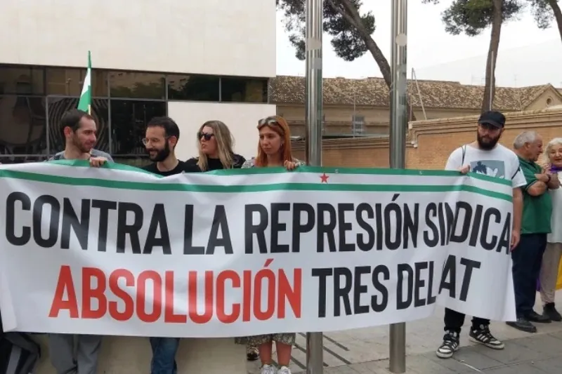 Andaluzian, bost urteko kartzela-zigorra eskatzen dute hiru sindikalistarentzat
