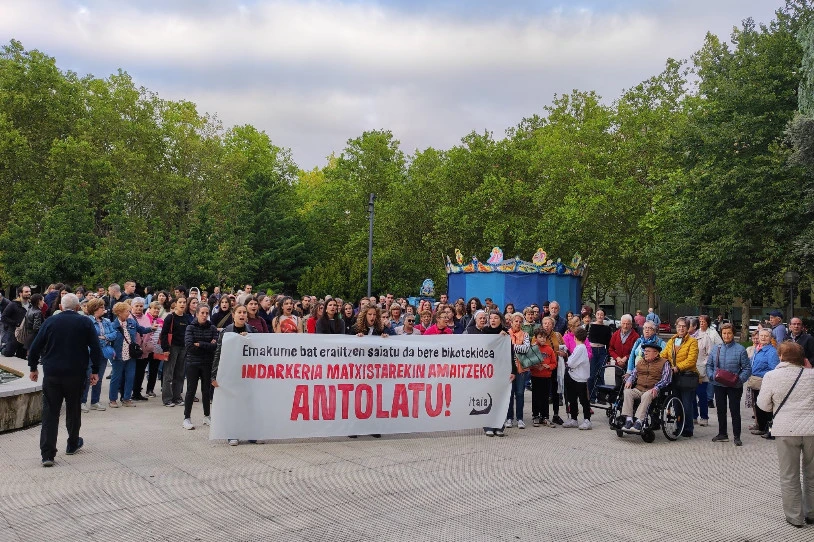 Gasteizen izan den azken eraso matxista salatu du Itaiak