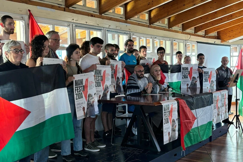 24 orduko barauak egingo dituzte aste honetan Euskal Herrian, Palestinarekin elkartasunez