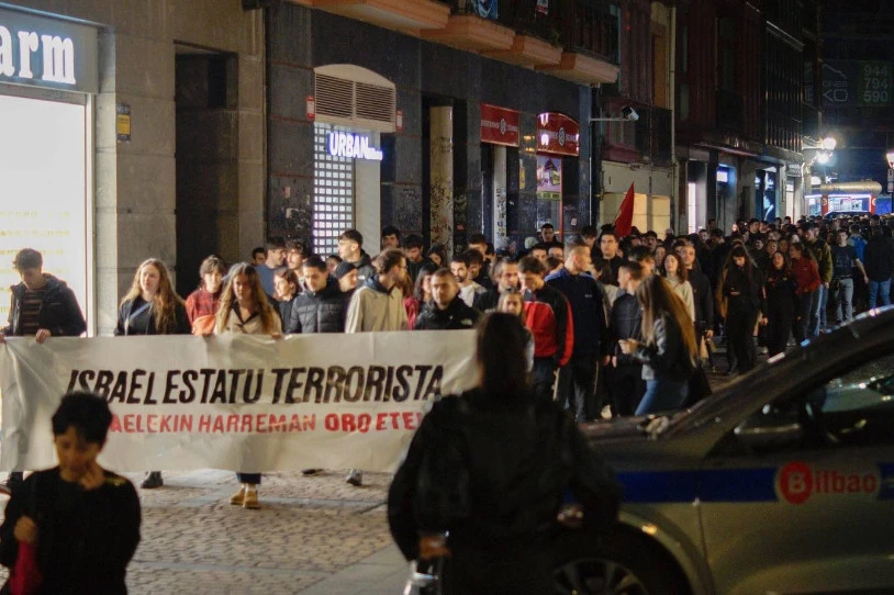 Bilbon, Israelgo Estatuaren izaera terrorista salatu du berriz GKSk